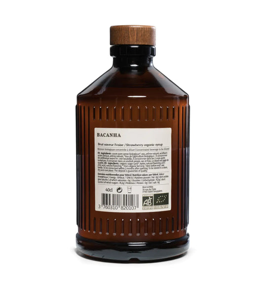 Sirop Brut - Fraise - 400 ml - goobio-and-zen