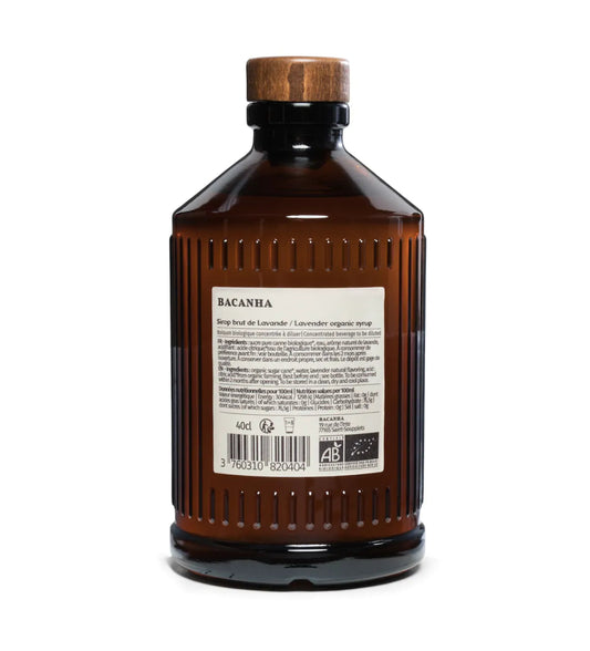 Sirop Brut - Lavande biologique - 400 ml - goobio-and-zen