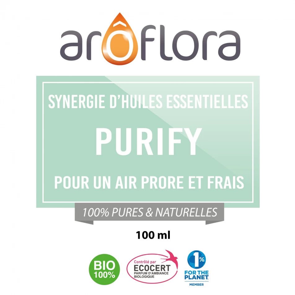 Synergie d'Huiles Essentielles : Purify 100 ml - NOUVEAU - goobio-and-zen