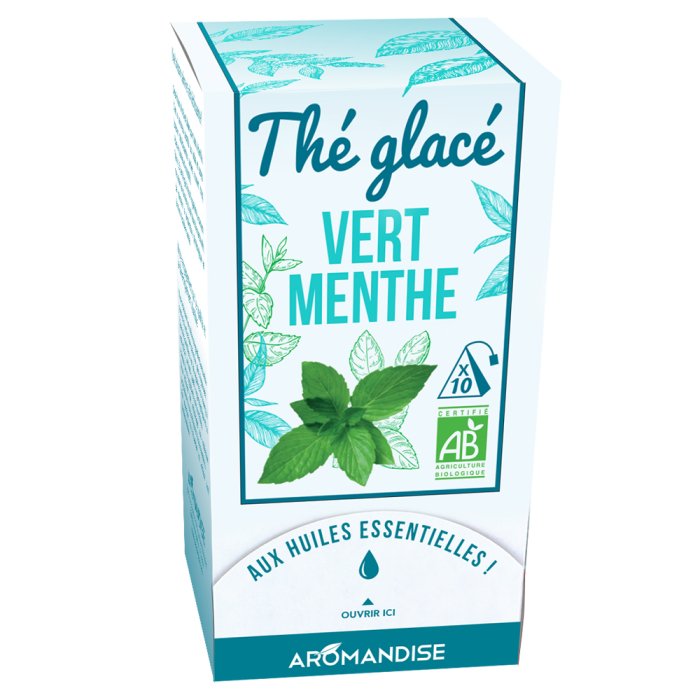 Thé Glacé - Thé vert à la Menthe - 10 sachets - goobio-and-zen