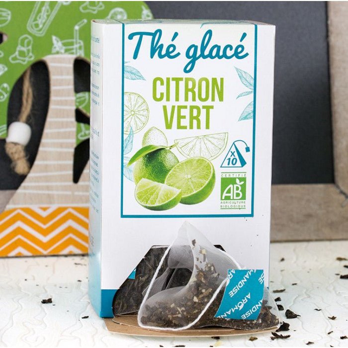 Thé Glacé - Thé Vert & Citron vert - 10 sachets - goobio-and-zen